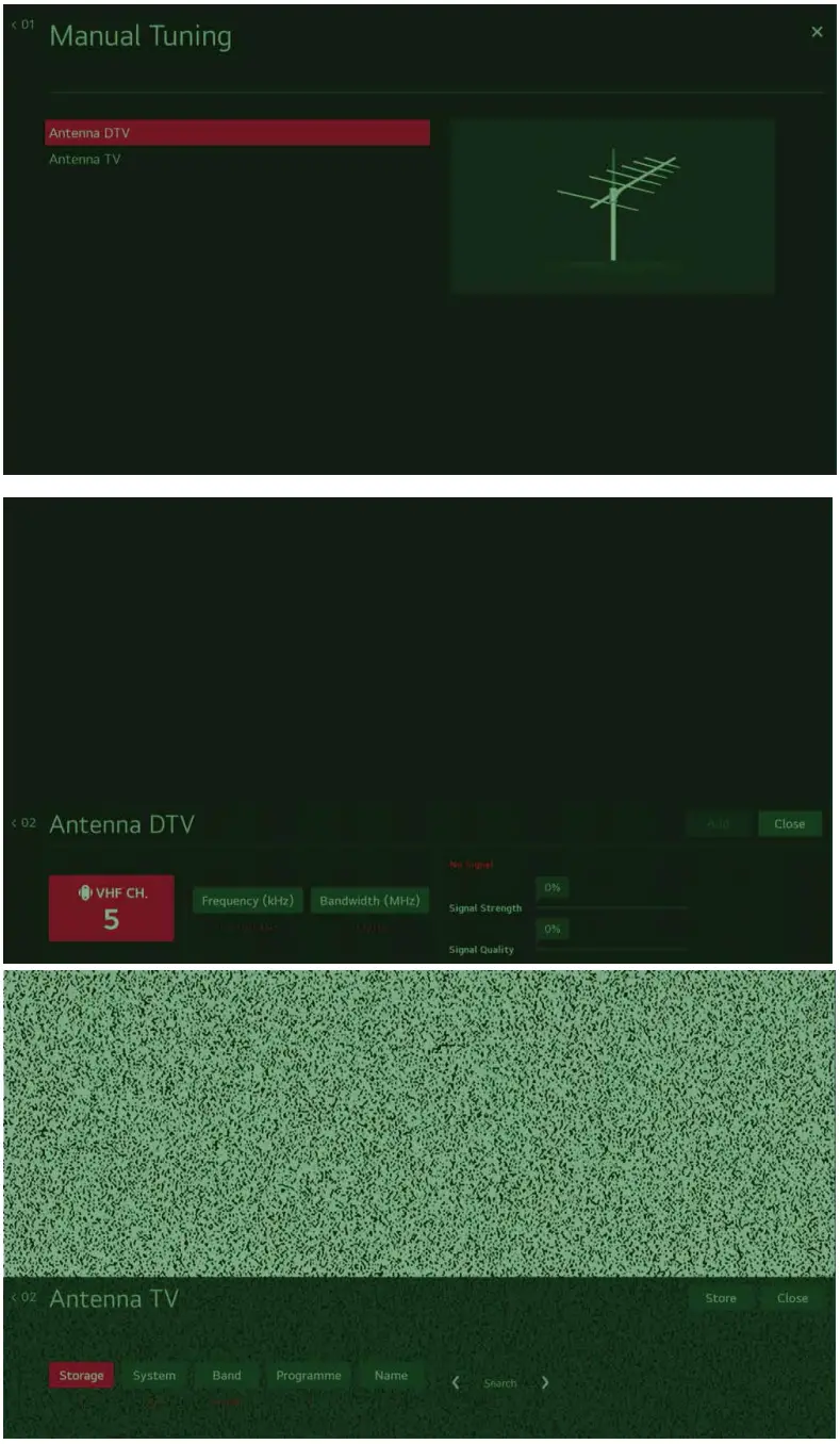 SKYTECH 43ST2203 Ultra HD Smart LED TV - Manual Tuning