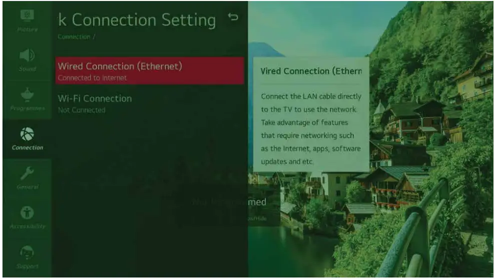 SKYTECH 43ST2203 Ultra HD Smart LED TV - Network Connection