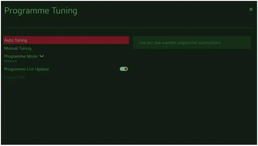 SKYTECH 43ST2203 Ultra HD Smart LED TV - Programme Tuning