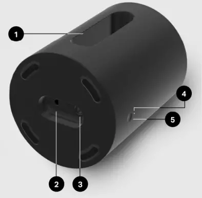 SONOS Sub Mini Review Compact Subwoofer - Controls and buttons