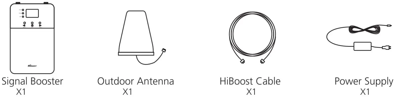 HiBOOST Home Plus 4K10K Cell Phone Signal Booster - Fig 1