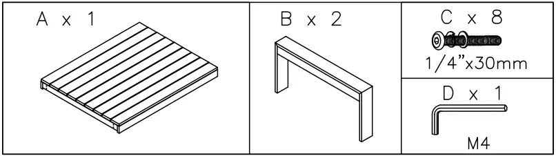 Ashley-P514-701-Outdoor-Patio-Tropicava-Outdoor-Coffee-Table-fig-2