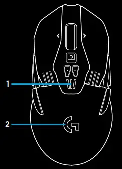 logitech LIGHTSPEED Wireless Gaming Mouse G903 - RGB PROGRAMMABLE LIGHTING