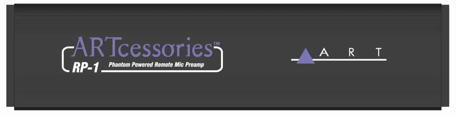 ART RP-1 Phantom Powered Remote Mic Preamplifier - LOGO 3