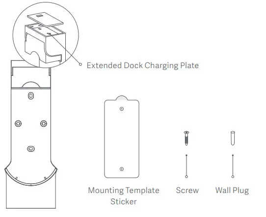 Xiaomi G9 Cordless Bagless Vacuum Cleaner- Storage Mount