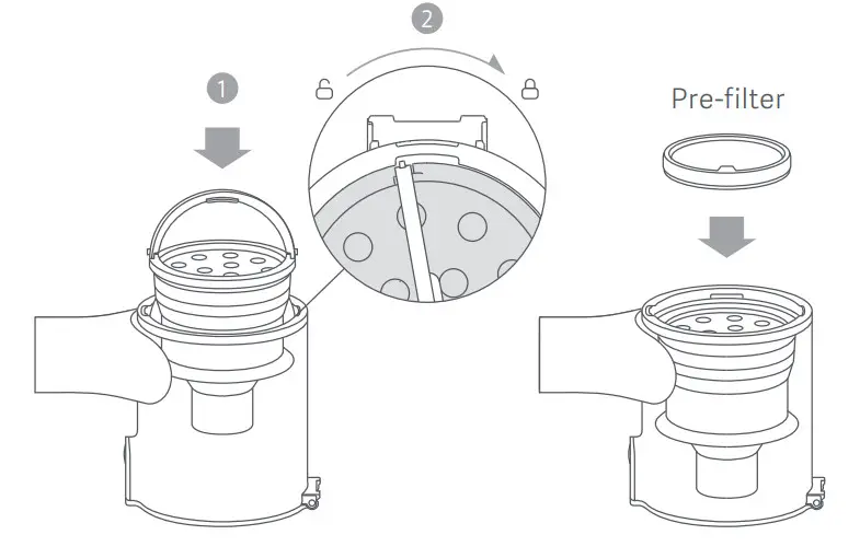 Xiaomi G9 Cordless Bagless Vacuum Cleaner- side facing