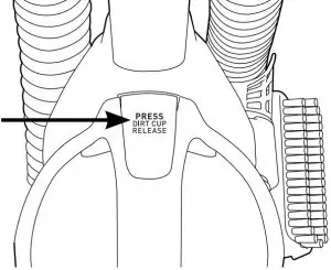 EMPTYING THE DIRT CUP