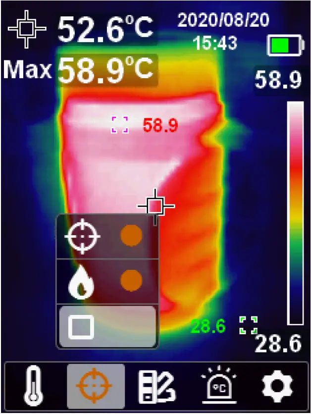 Center Point, High Temperature Tracking and ROI