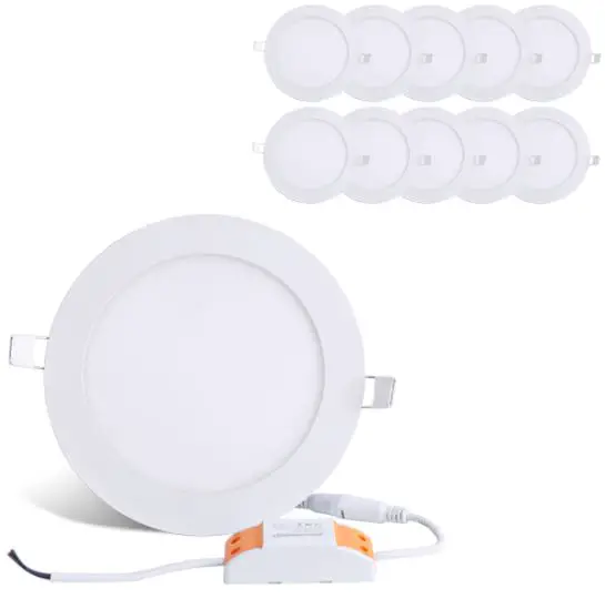 BRILLIHOOD AV-SDL04-R170-12W 6-Inch Color Changing Slim LED Recessed Light