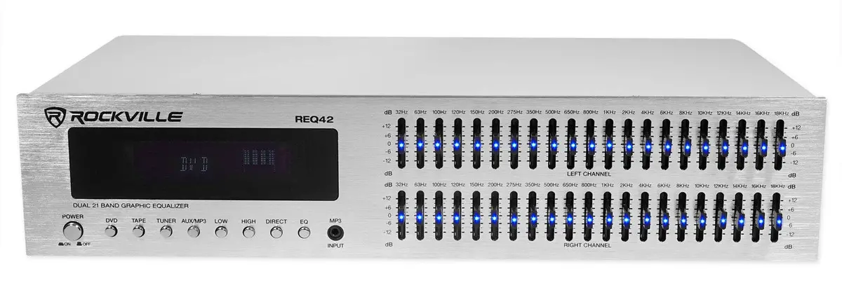 ROCKVILLE REQ42 Dual 21 Band Graphic Equalizer image