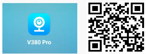 V380 Direction of WiFi Remote Wireless Camera - QR CODE
