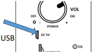 Charging the internal Battery