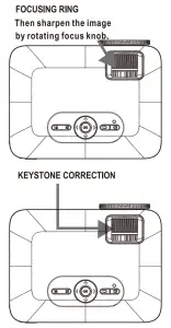 digitech AP4006 Portable LED Projector with Built in Speakers - REMOTE CONTROL 4