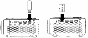 digitech AP4006 Portable LED Projector with Built in Speakers - REMOTE CONTROL 7
