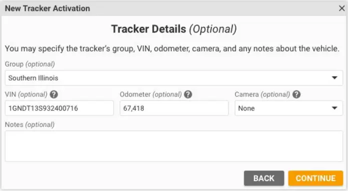 linxup LTAS1 Mini Tracker - Device 2