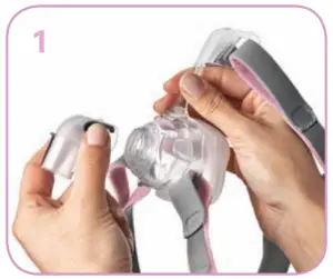 RESMED Mirage FX for Her TM NASAL MASK - FIG 1