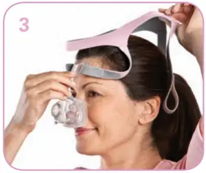 RESMED Mirage FX for Her TM NASAL MASK - FIG 3
