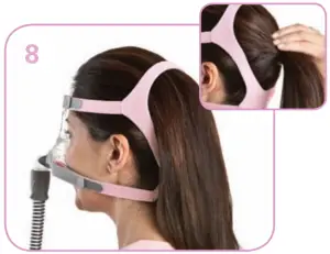 RESMED Mirage FX for Her TM NASAL MASK - FIG 8