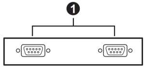 ATEN UC2322 USB-to-Serial RS232 Hub- UC2322