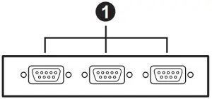 ATEN UC2322 USB-to-Serial RS232 Hub- UC2324a