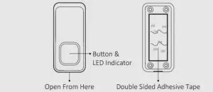 Quanzhou Daytech Electronics DS10BL Door Sensor - Button of Doorbel