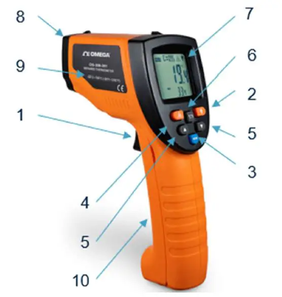 OMEGA OS310-Series High Performance Infrared Thermometer Fig5