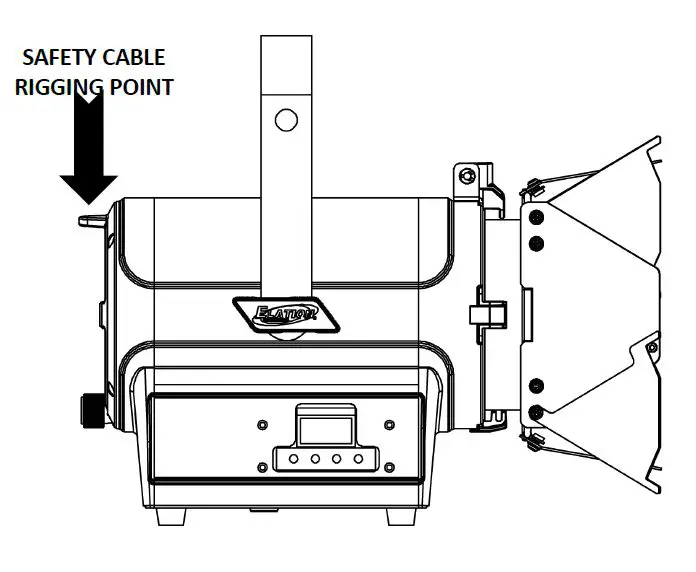 ELATION Professional KL Fresnel 4CW Cool LED Light 3