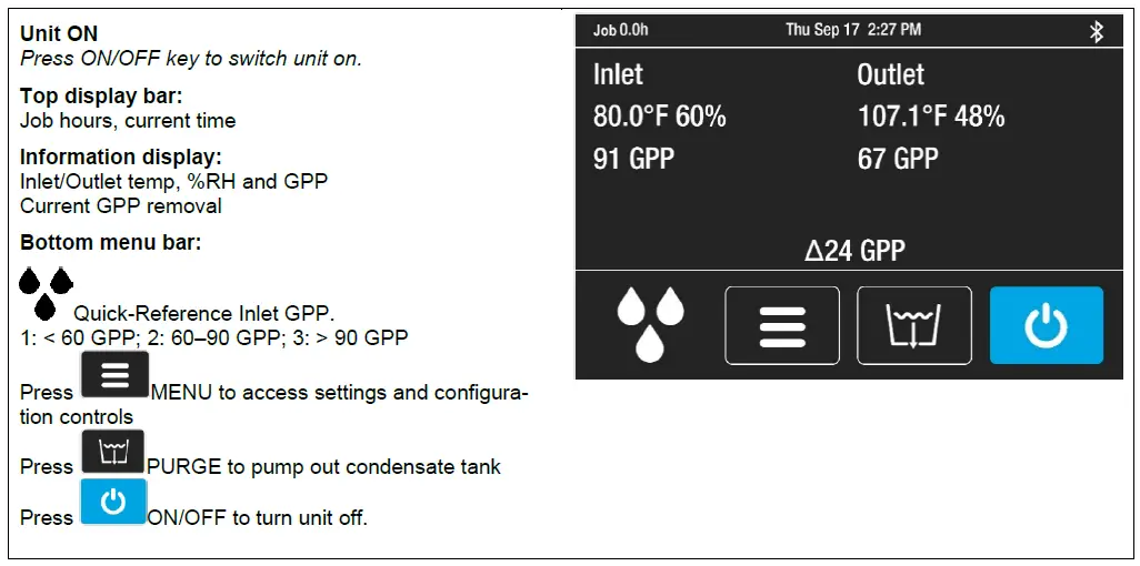 DRI-EAZ F413 Compact Portable Dehumidifie FIG 4