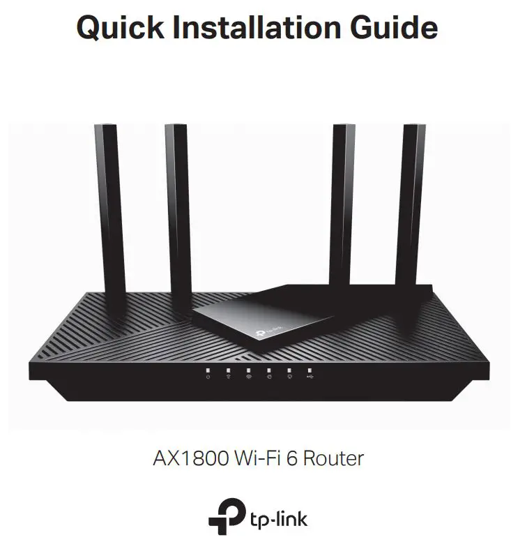 tp-link Wi-Fi 6 Router