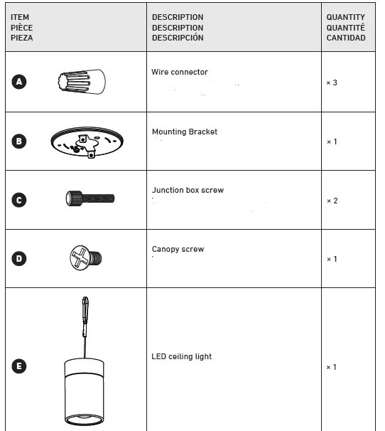 artika 4FM-BP-MB Beam Pro 4 LED Ceiling Light fig 1