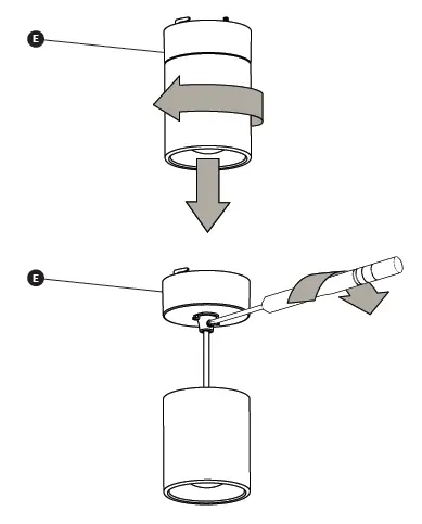 artika 4FM-BP-MB Beam Pro 4 LED Ceiling Light fig 4