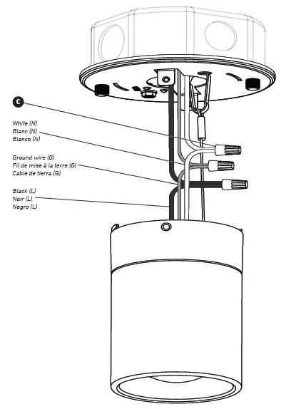 artika 4FM-BP-MB Beam Pro 4 LED Ceiling Light fig 6
