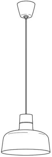 IKEA 204 883 92 BUNKEFLO Pendant Lamp