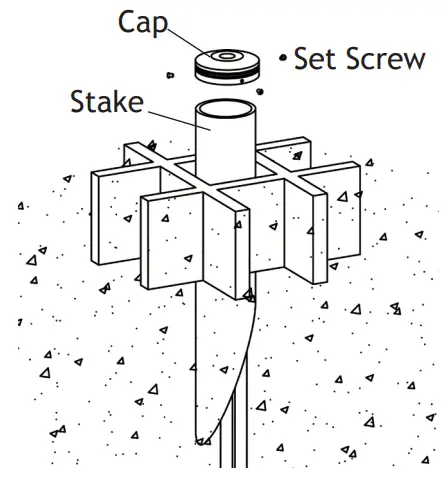 VOLT VPL 1006 Coachman LED Path and Area Light - Stake