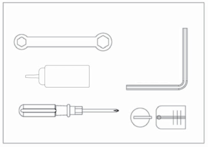 IUBU YB F3 Electric treadmill - Accessory bag