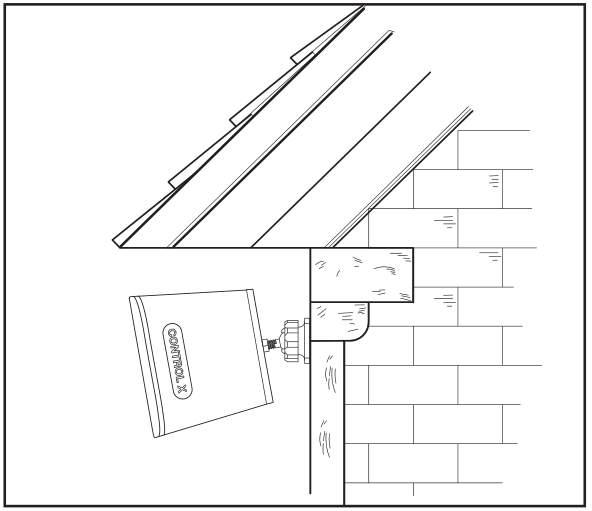 JBL Control X - Installing speakers horizontally under eaves outside your home