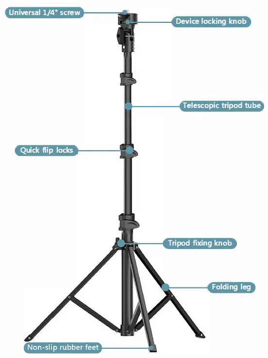LINKCOOL Ring Light with Stand and Phone Holder 10 inch & 3 Phone Holders-fig2