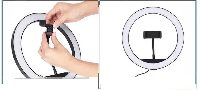 LINKCOOL Ring Light with Stand and Phone Holder 10 inch & 3 Phone Holders-fig6