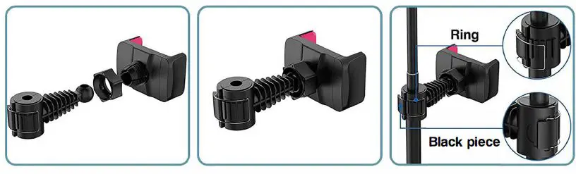 LINKCOOL Ring Light with Stand and Phone Holder 10 inch & 3 Phone Holders-fig7