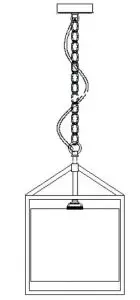 FIG 1 Johan Lewis Boundary Single Pendant light