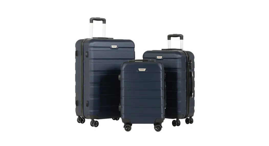 Vonhaus 2500215 3pc Navy Luggage Set Instructions Vonhaus 2500215 3pc Navy Luggage Set Instructions