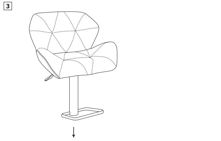 BRONX Antique Faux Leather Barstool 1