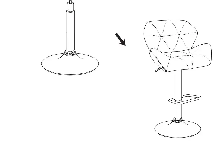 BRONX Antique Faux Leather Barstool 2