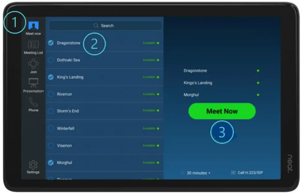 Neat Pad Controller - screen