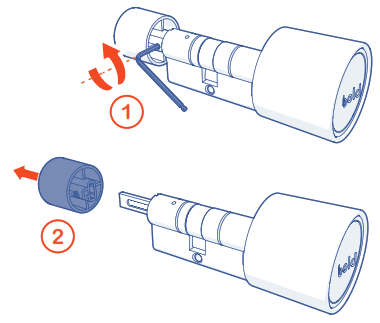 bold CR123A Keyless Smart Security Cylinder - Fig 4
