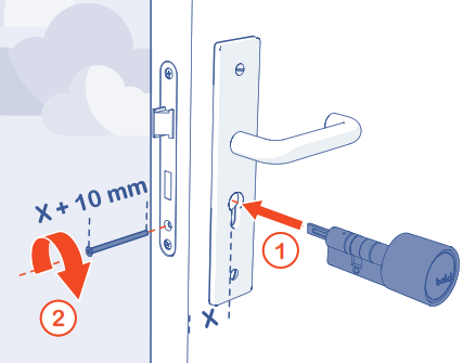 bold CR123A Keyless Smart Security Cylinder - Fig 7