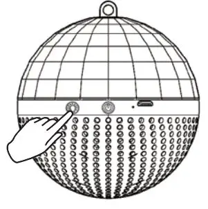 VIVITAR SP-ES62-DB Wireless Speaker User Manual - LED lighting