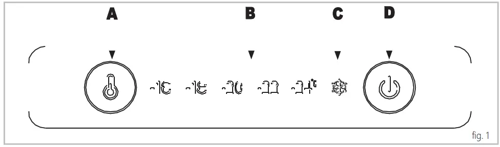 THOR T13FZEMBI Built In Tall Upright Freezer - Fig