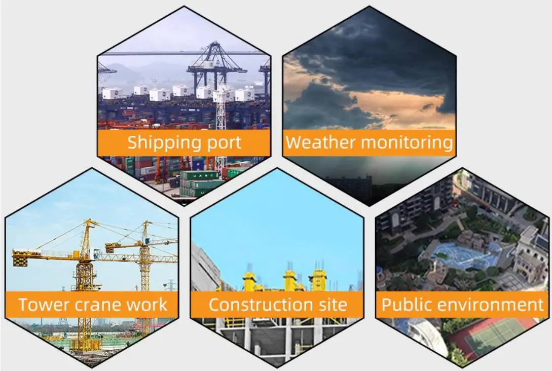 sonbus QD6787N Wireless tower crane wind speed alarm - fig7