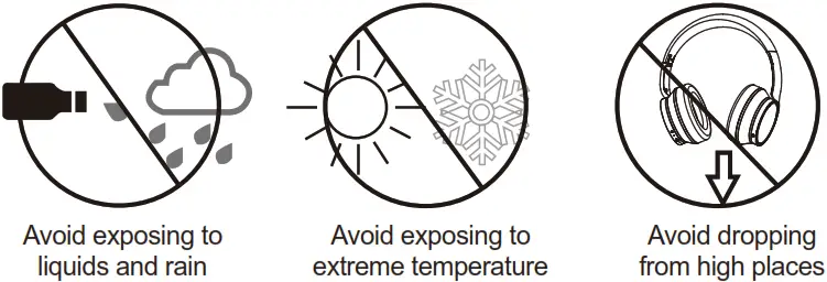 mixcder E7 Wireless Active Noise Cancelling Headphone - Caution